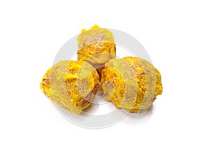 Munthiri kothuÂ is a unique festival sweet fromÂ Kanyakumari District,Â Tamil Nadu, sweet foods isolated on white background